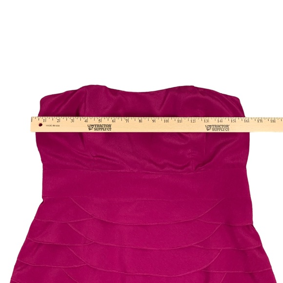 Gianni Bini Cocktail Prom Bridesmaid Dress Size 8 EUC Strapless Spaghett… - Picture 13 of 14